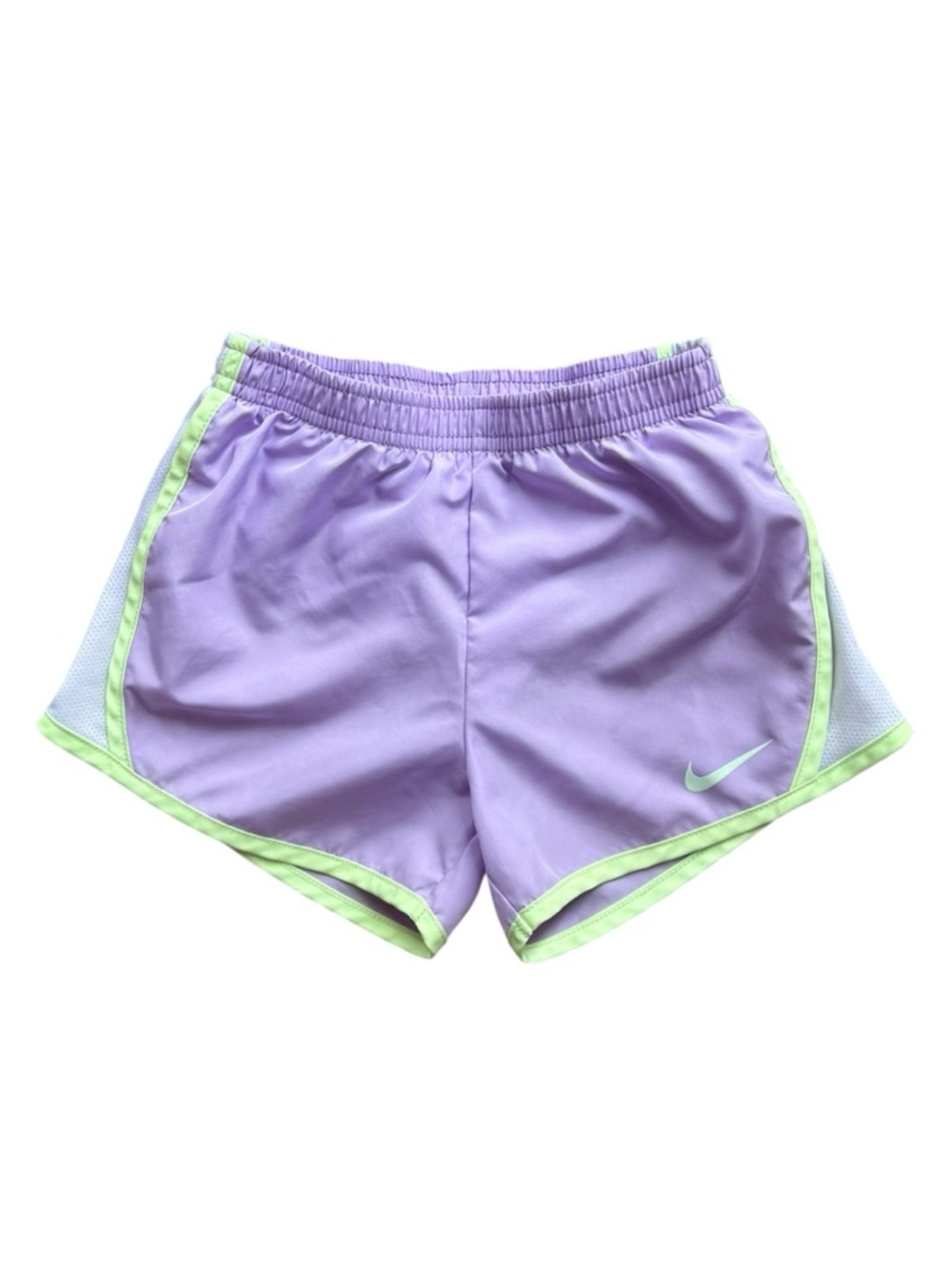 Nike Girls Dri-Fit Lightweight Purple Athletic Pull-On Elastic Waist Shorts. 6.
